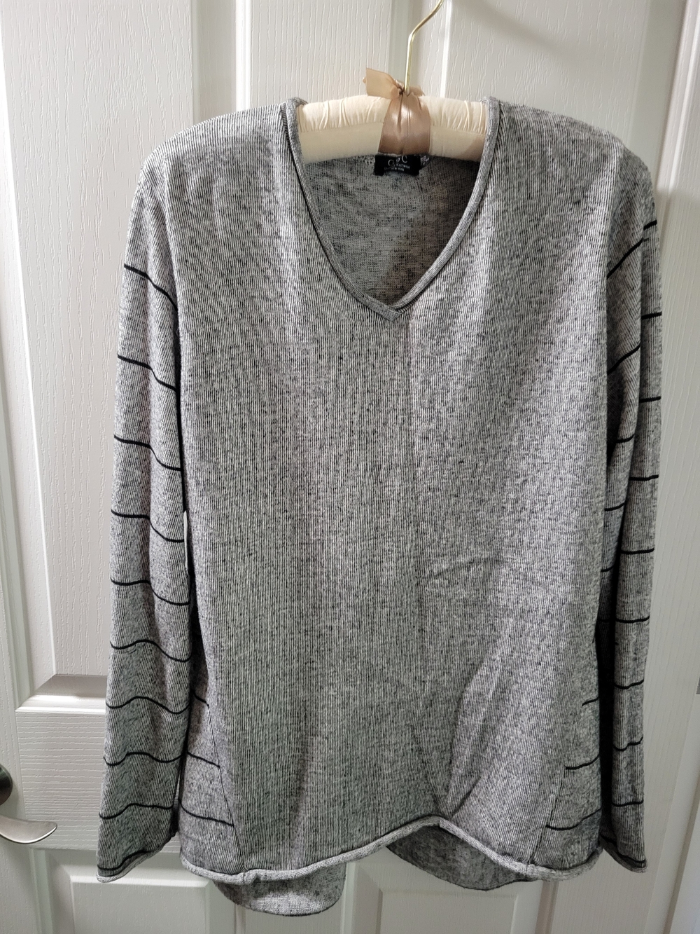 G9C Women's Gray V-Neck Tunic Size S